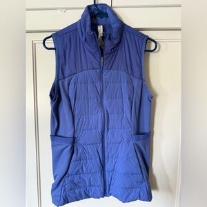 Lululemon Blue Quilted Puffer Vest